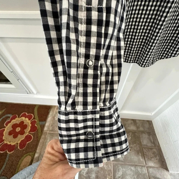 ⛰️ American Rag Western Shirt Snap Closures / Size Lg - Beautiful Shirt ⛰️ - Picture 8 of 9